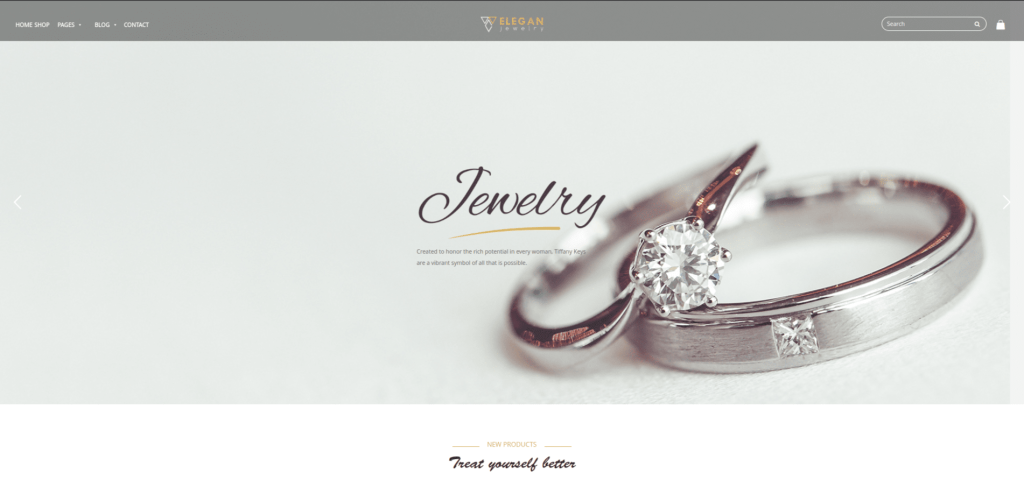 Elegance Jewelry Responsive WordPress Themes