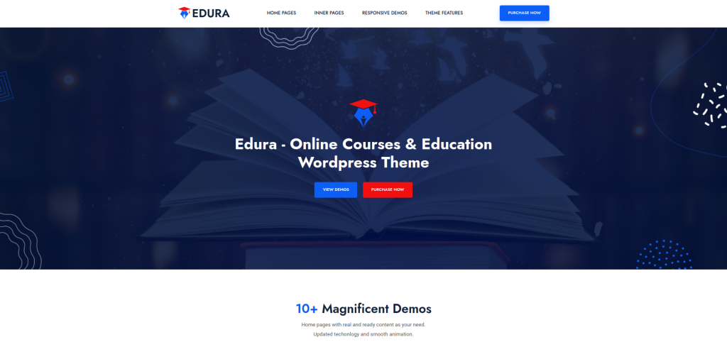 Edura Online Course WP Theme