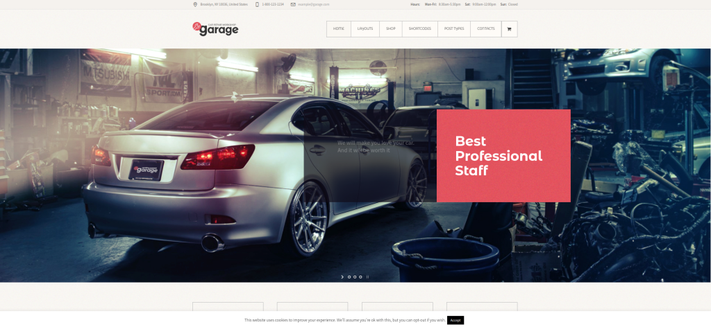 Garage Automotive Repair WordPress Themes