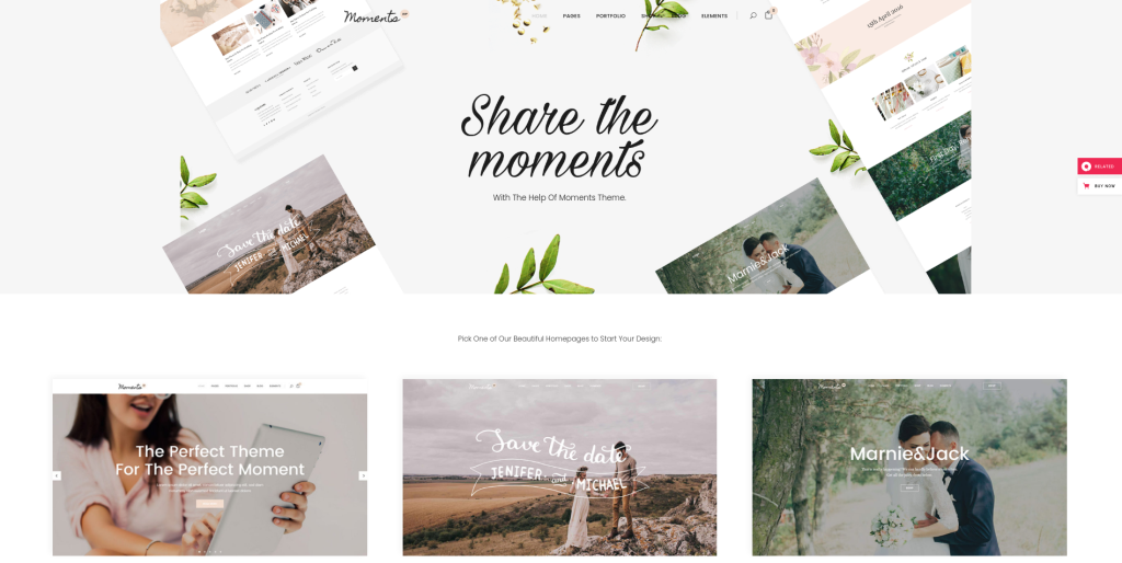 Moments Photo Gallery WordPress Themes