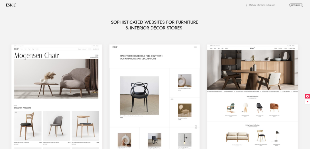 Eskil Furniture WordPress Themes