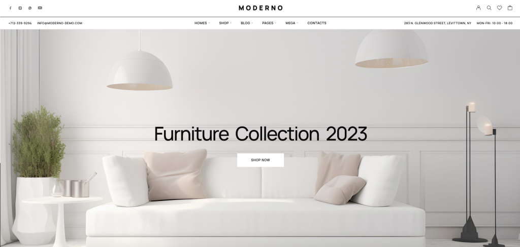 Moderno Furniture WordPress Themes