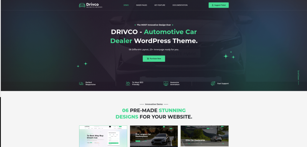 Drivco WordPress Theme