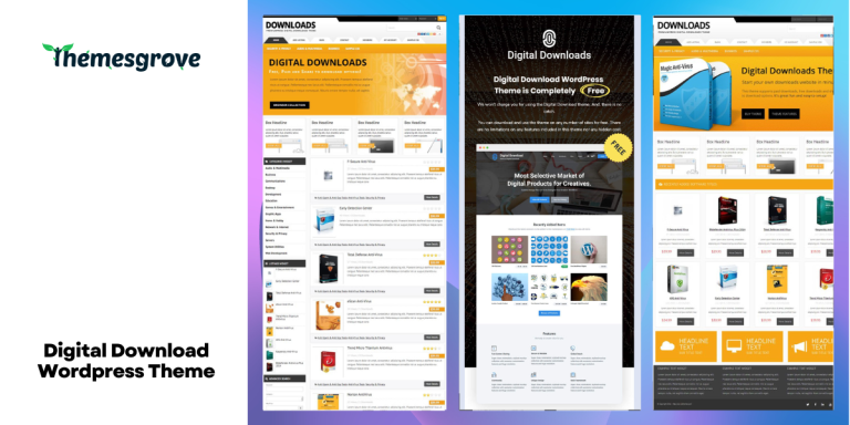 Best Digital Download WordPress Themes