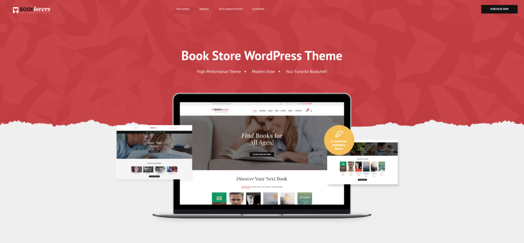 Booklovers WP Theme