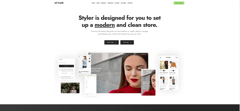 Styler Digital Download WordPress Themes